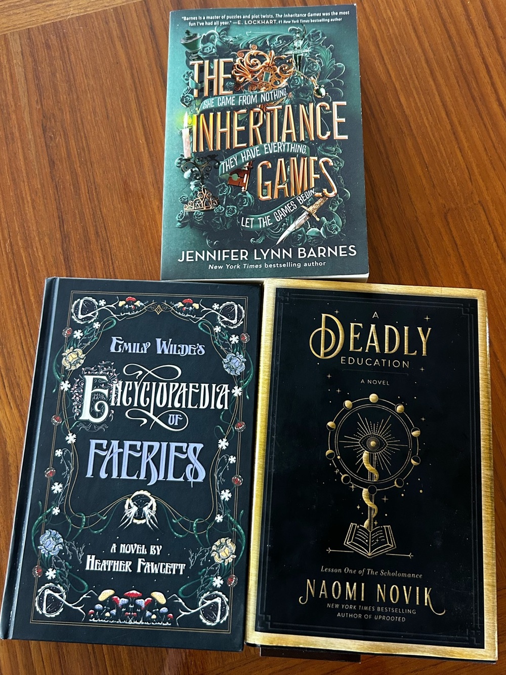 YA Novels bundle of 3